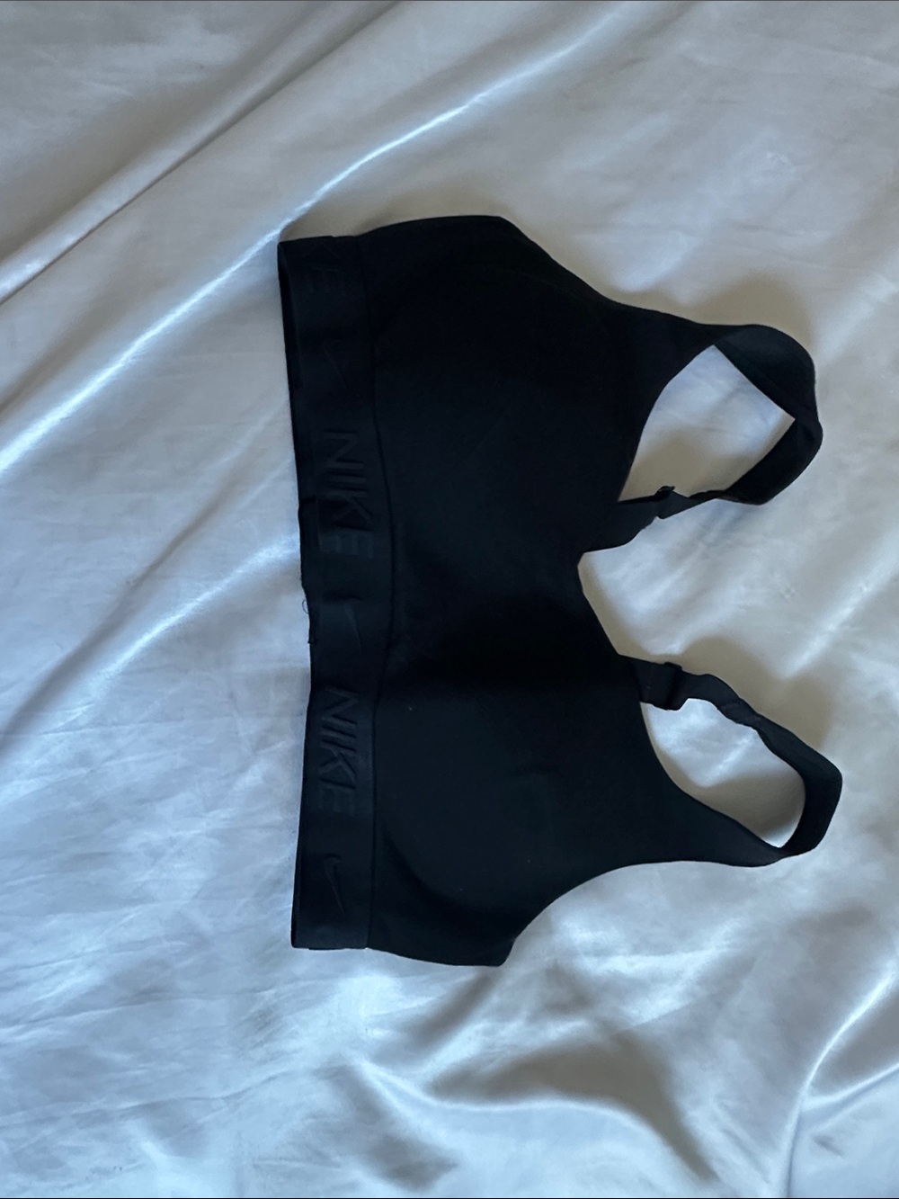 Nike Black Padded Sports Bra with Adjustable Straps